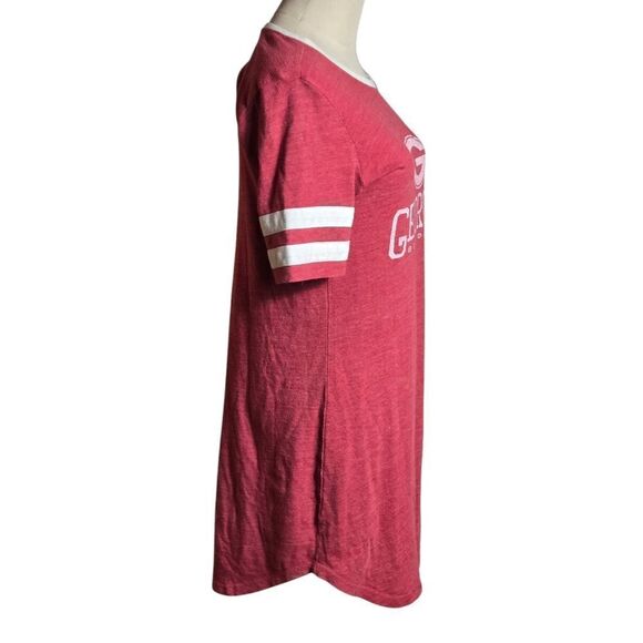 LJ & Co. Georgia Bulldogs Red and White Tee Shirt Dress - Picture 2 of 4